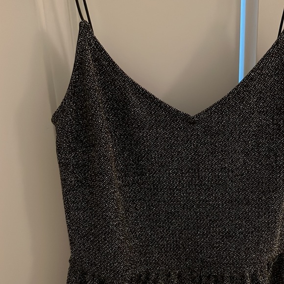 Beautiful sparkly romper. NEVER WORN. - Picture 3 of 3